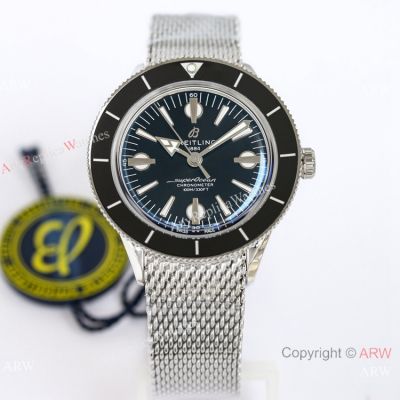 (GF) Super Clone Breitling Superocean Heritage '57 Watch Black Ceramic Bezel